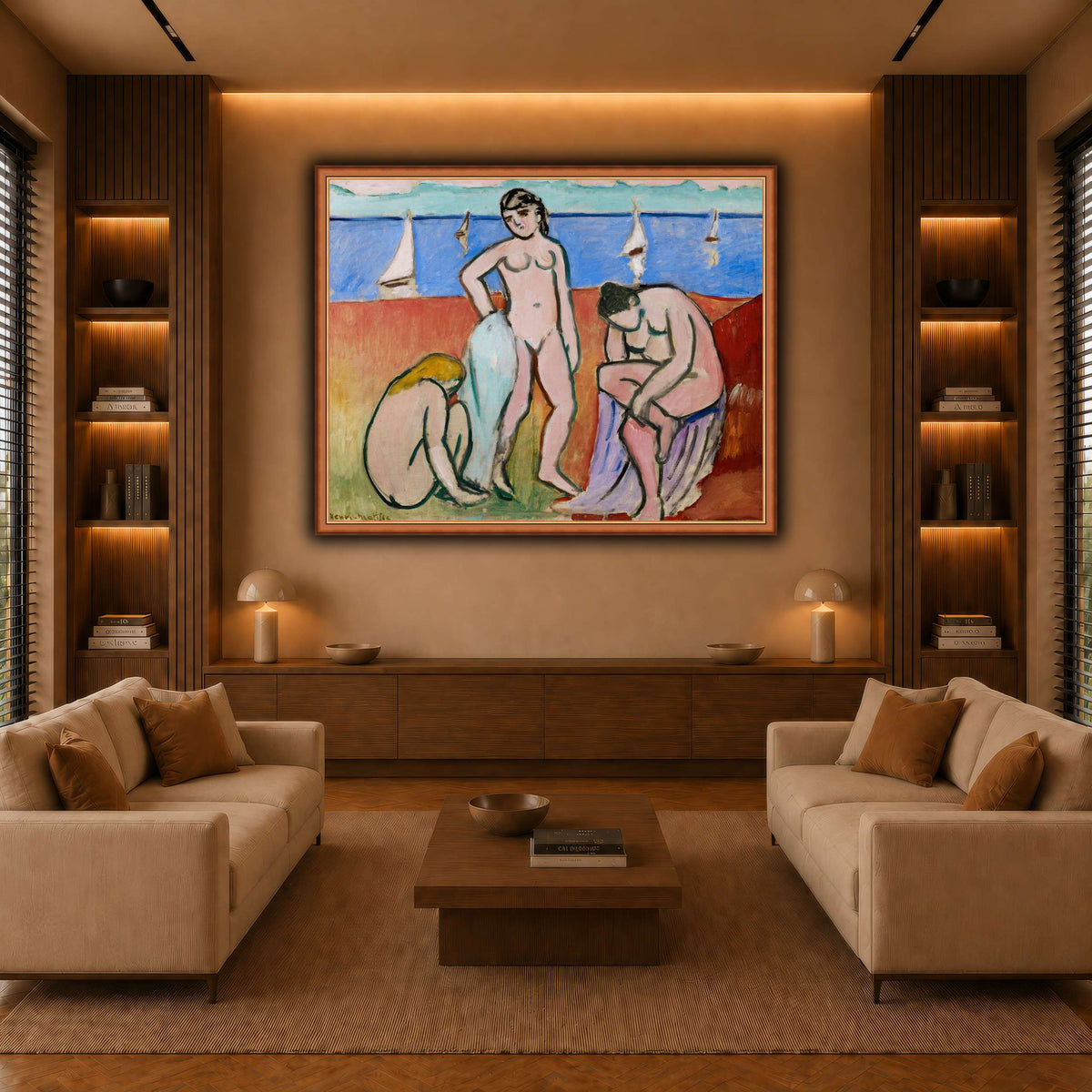 Trois_baigneuses,_par_Henri_Matisse warm-living-room
