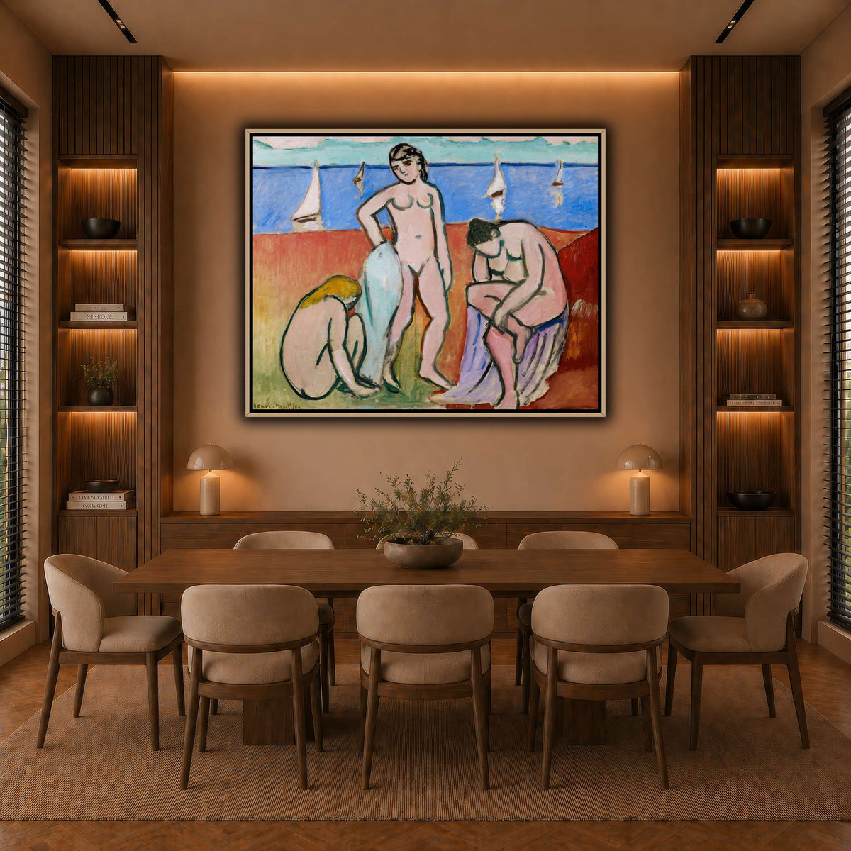 Trois_baigneuses,_par_Henri_Matisse warm-dining room