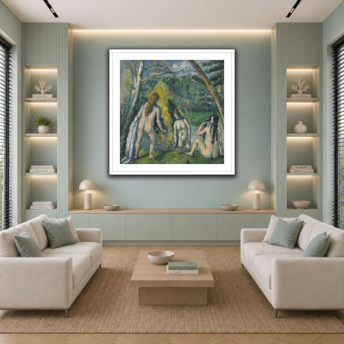 Trois_baigneuses_by_Paul_Cezanne cool-living room