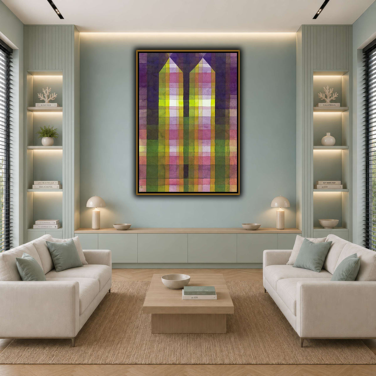 Twin-Tower-1923-1923_paul-klee cool-living room