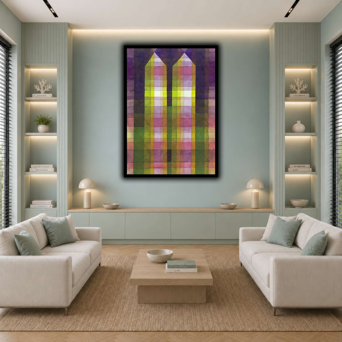 Twin-Tower-1923-1923_paul-klee cool-living room