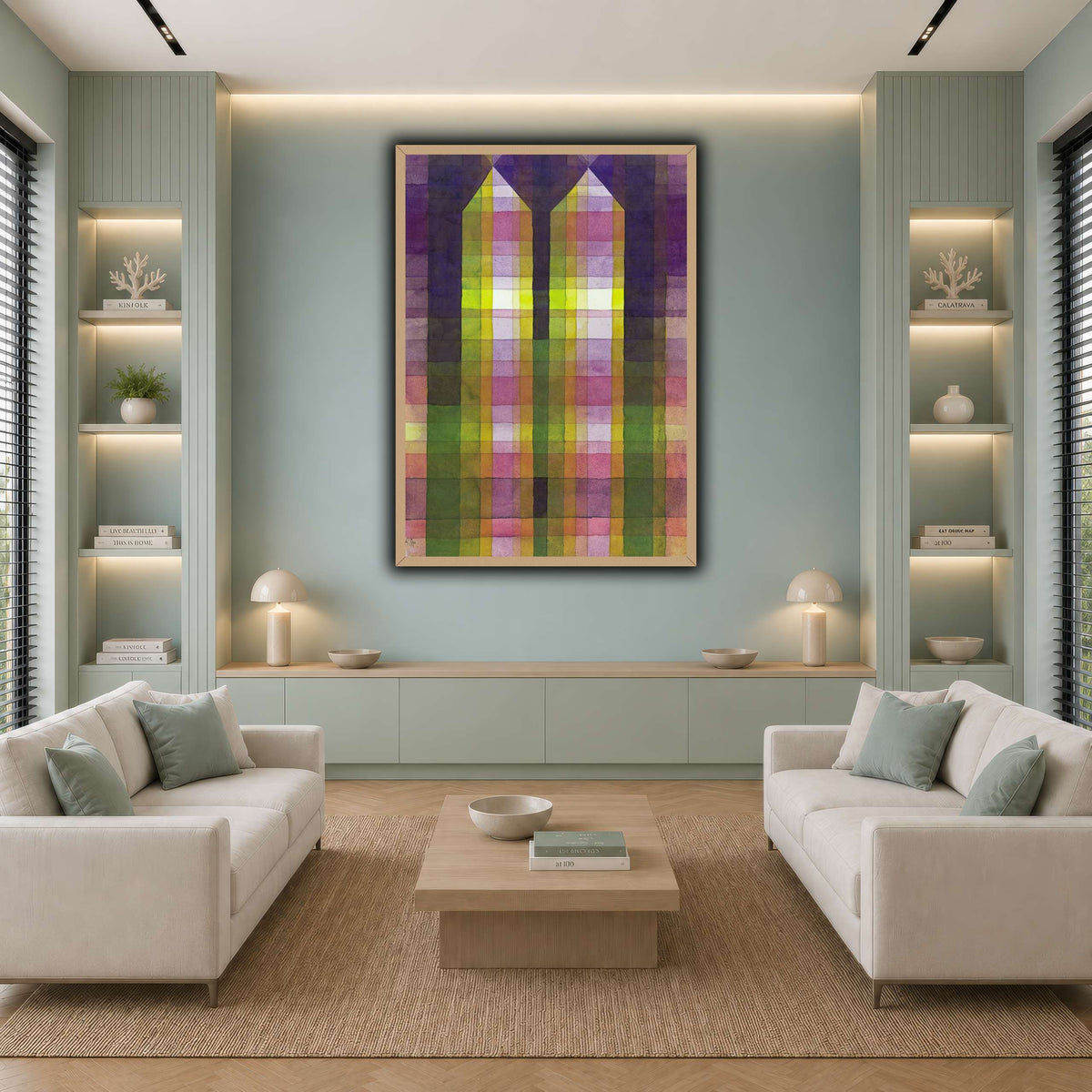 Twin-Tower-1923-1923_paul-klee cool-living room