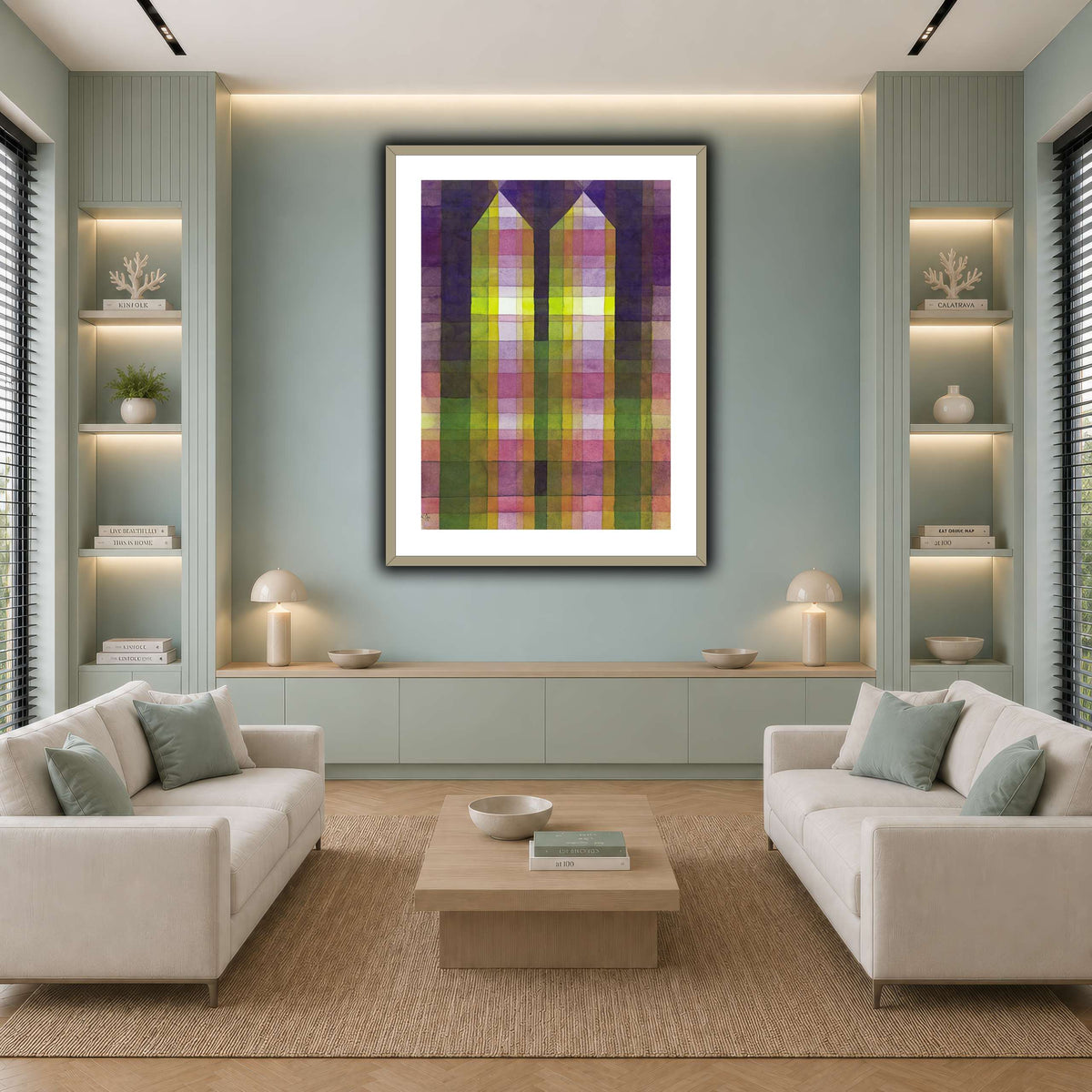 Twin-Tower-1923-1923_paul-klee cool-living room