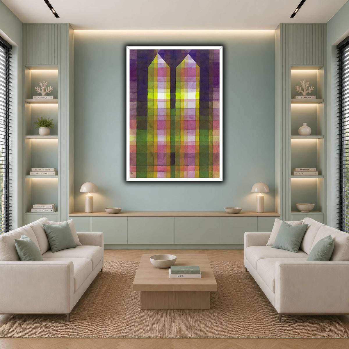 Twin-Tower-1923-1923_paul-klee cool-living room