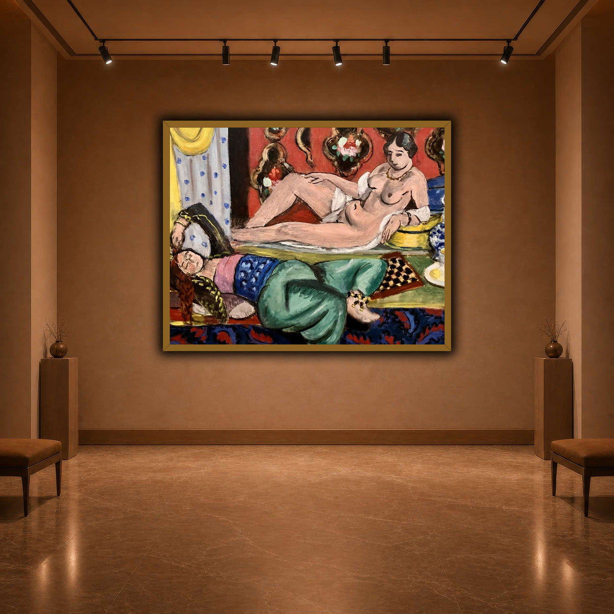 Two_Odalisques_Henri_Matisse warm-agallery