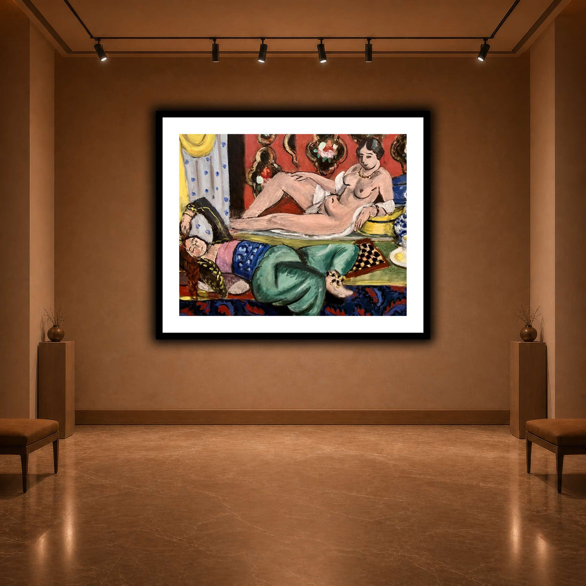 Two_Odalisques_Henri_Matisse warm-agallery