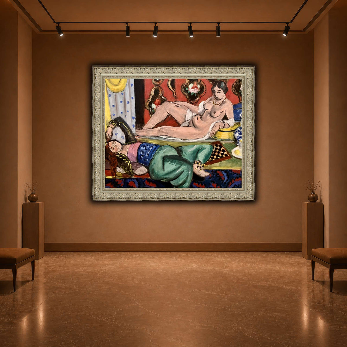 Two_Odalisques_Henri_Matisse warm-agallery