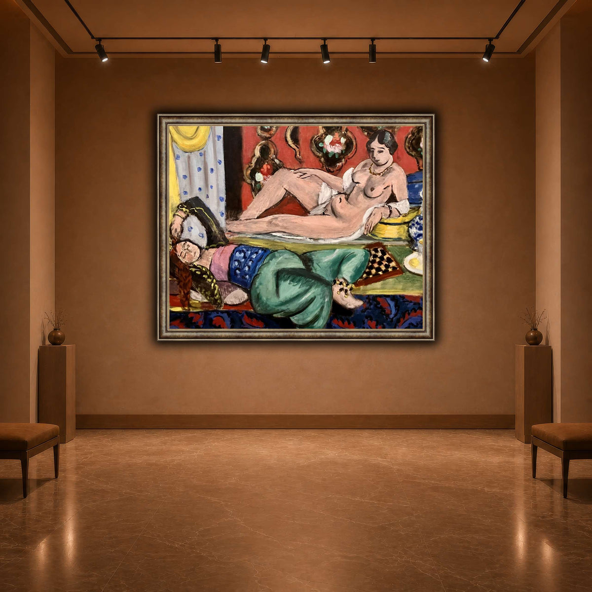 Two_Odalisques_Henri_Matisse warm-agallery