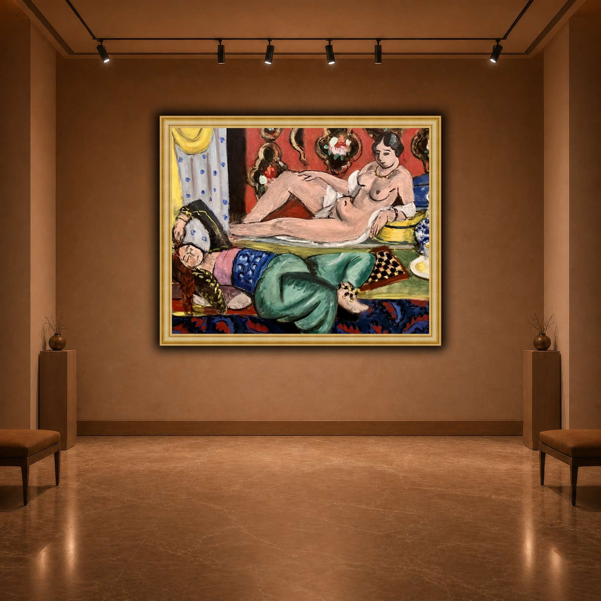 Two_Odalisques_Henri_Matisse warm-agallery