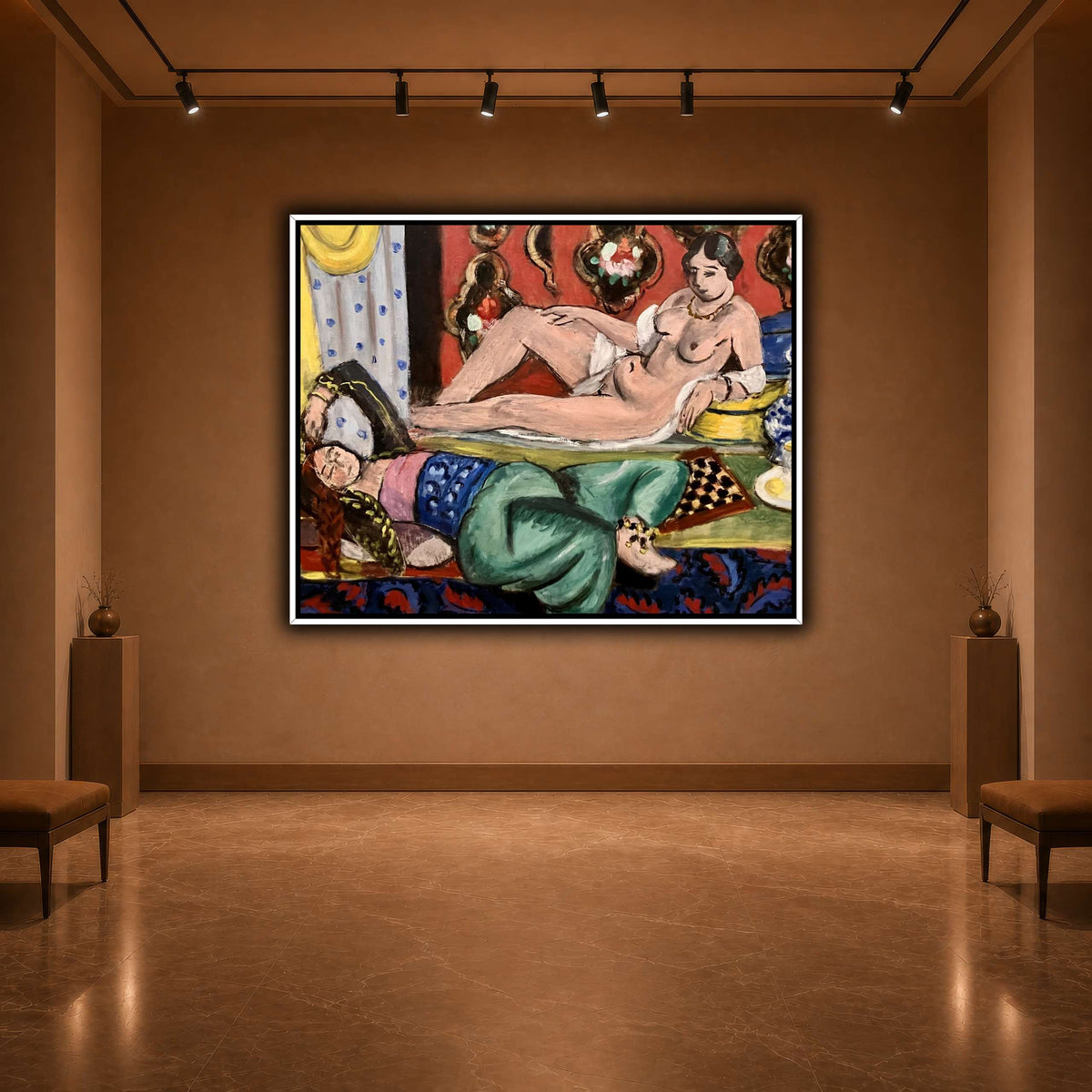 Two_Odalisques_Henri_Matisse warm-agallery