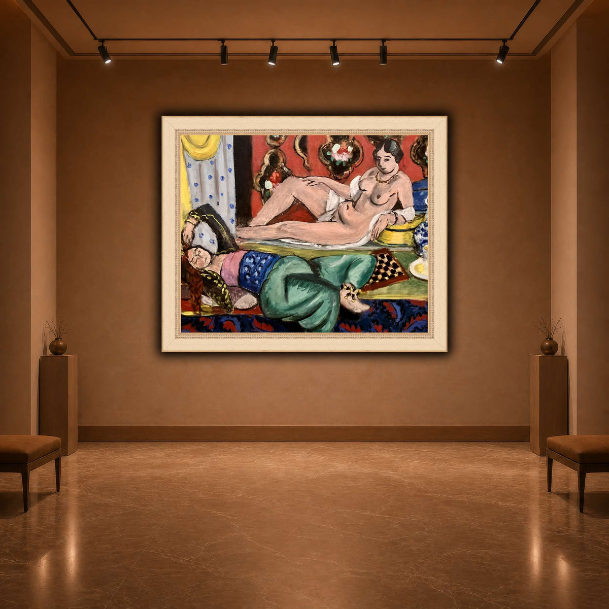 Two_Odalisques_Henri_Matisse warm-agallery