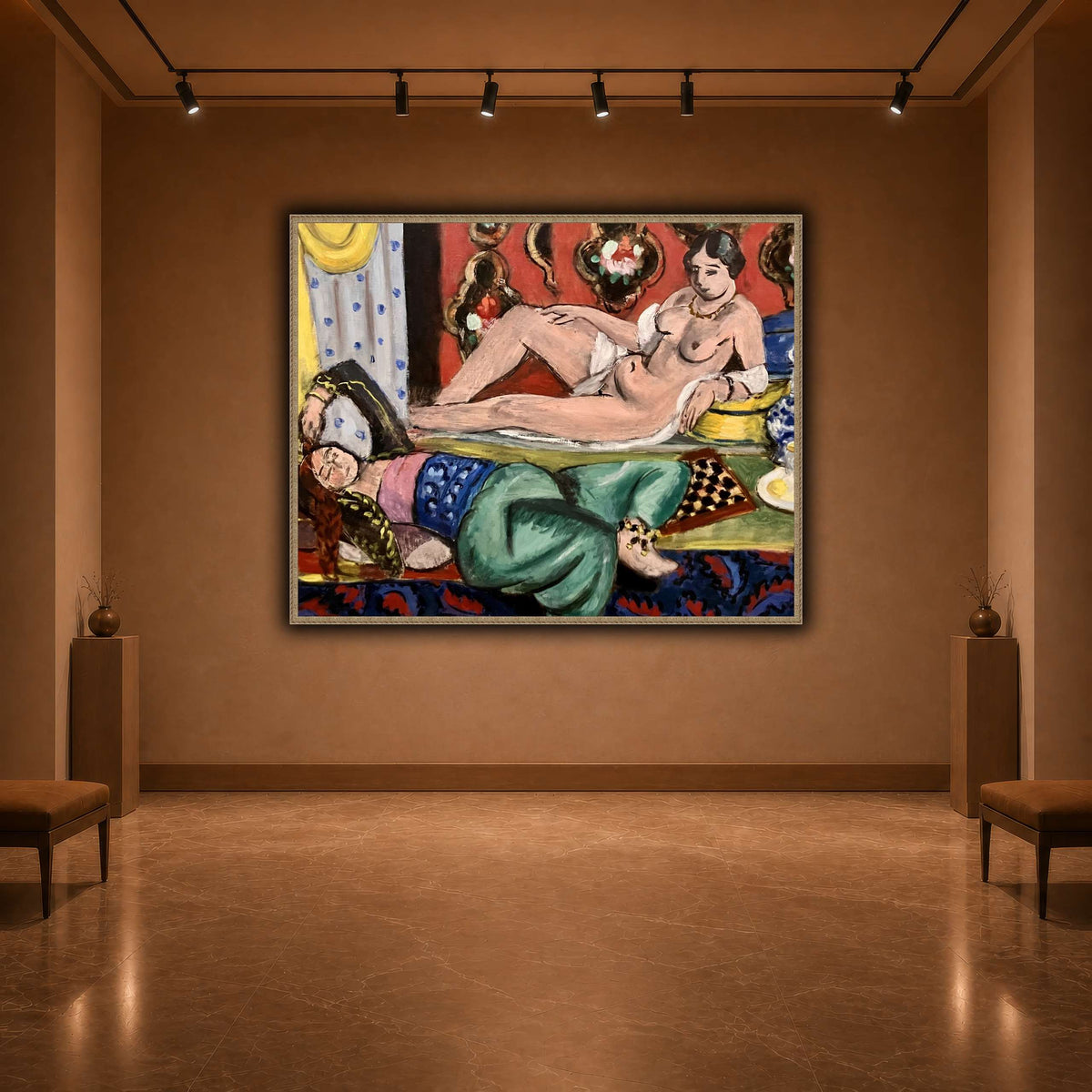Two_Odalisques_Henri_Matisse warm-agallery