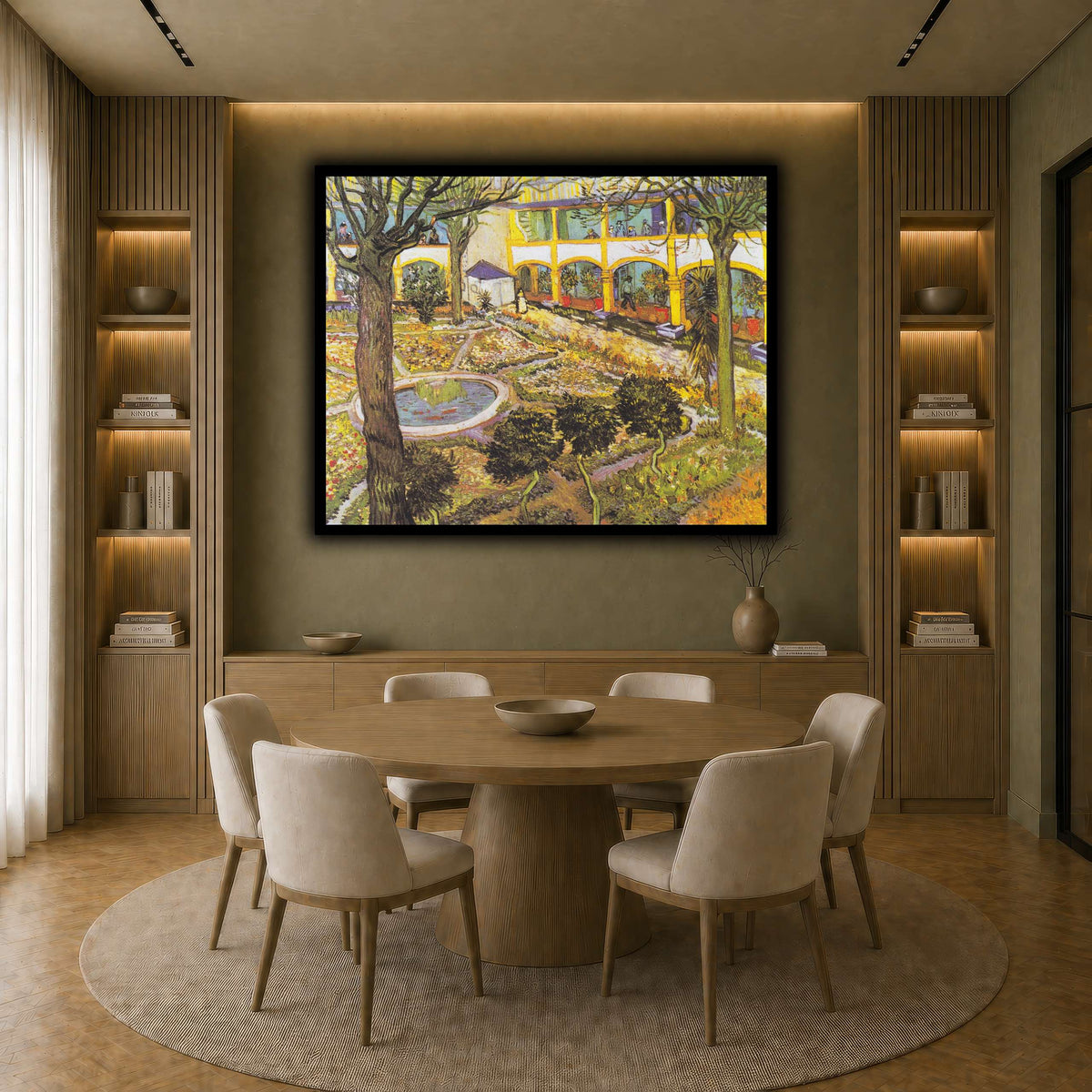 Van_Gogh_-_Garten_des_Hospitals earth-dining room