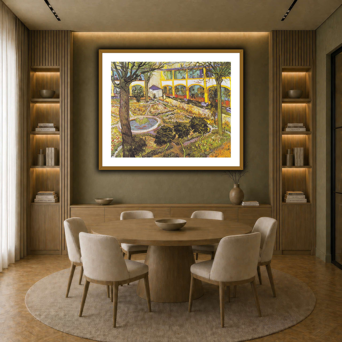 Van_Gogh_-_Garten_des_Hospitals earth-dining room