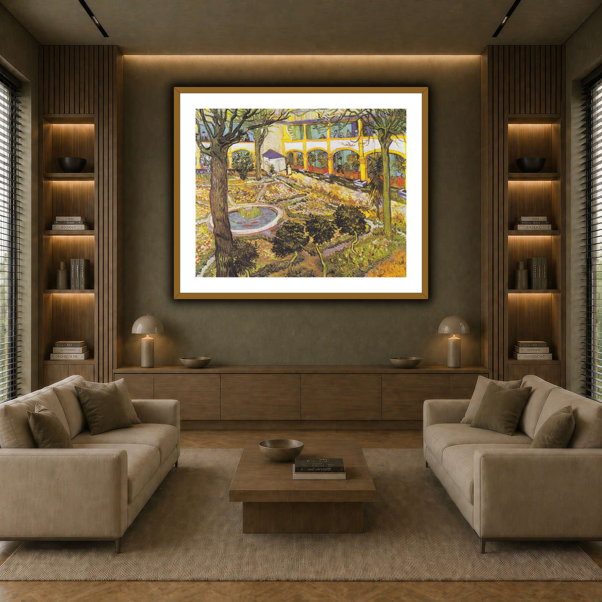 Van_Gogh_-_Garten_des_Hospitals earth-living room