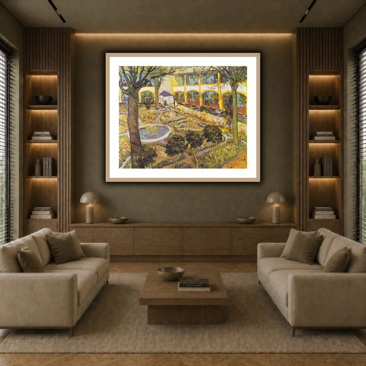 Van_Gogh_-_Garten_des_Hospitals earth-living room