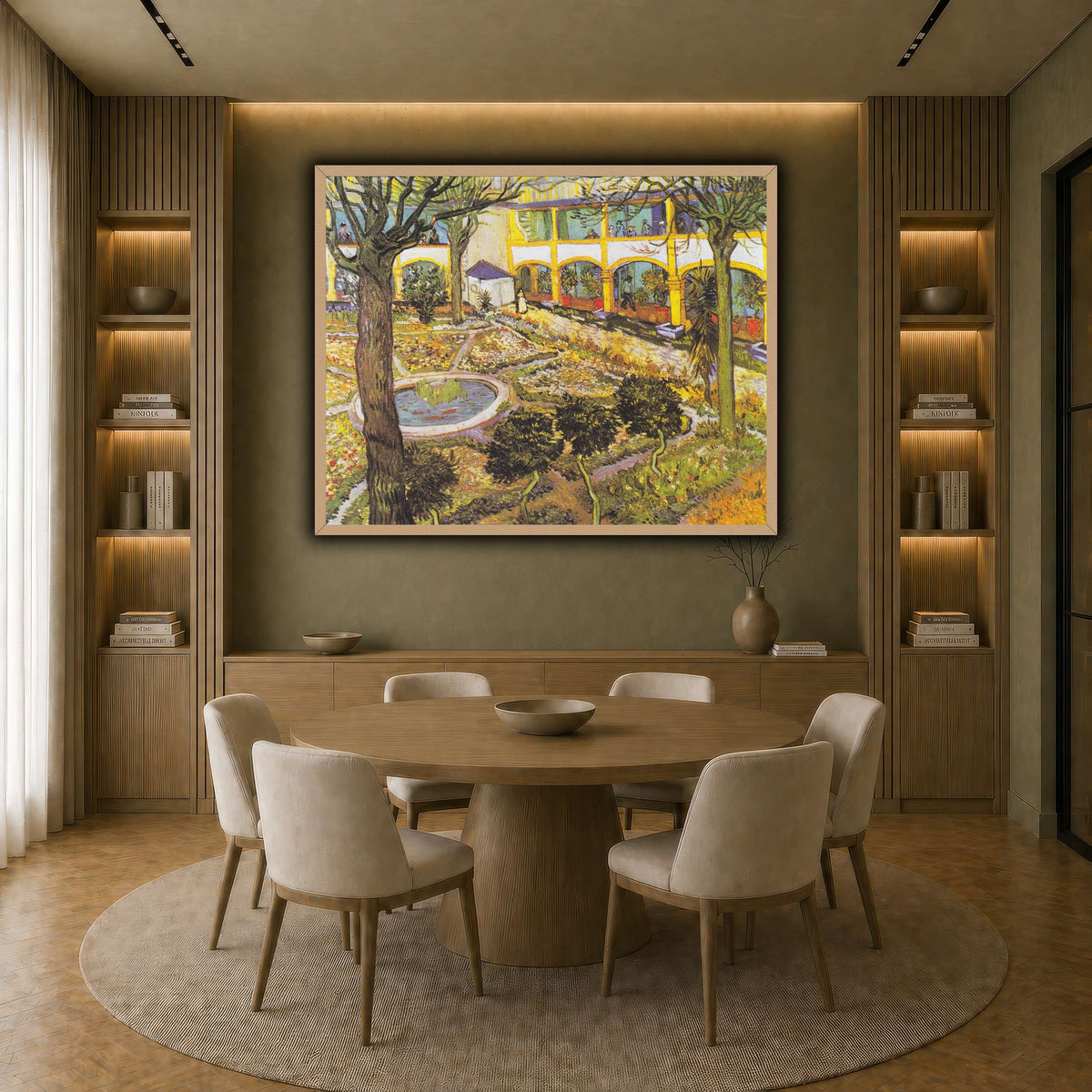 Van_Gogh_-_Garten_des_Hospitals earth-dining room
