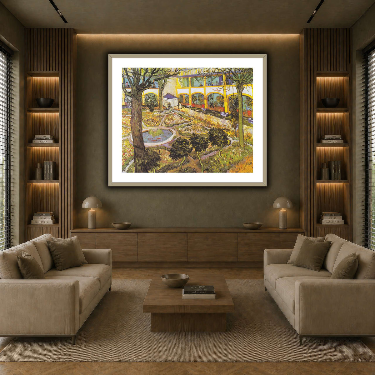 Van_Gogh_-_Garten_des_Hospitals earth-living room