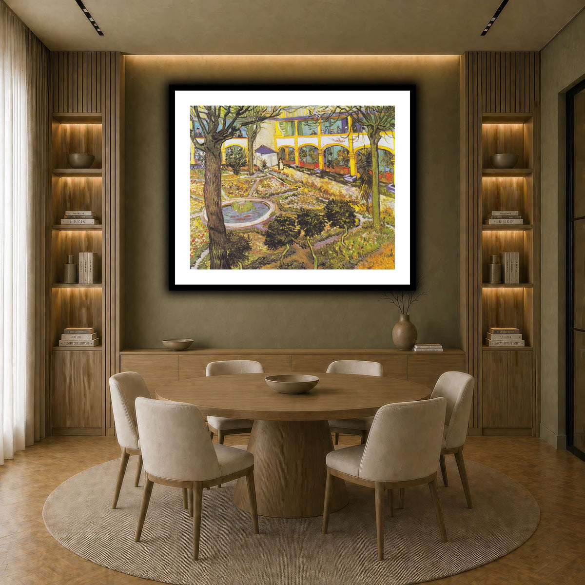 Van_Gogh_-_Garten_des_Hospitals earth-dining room