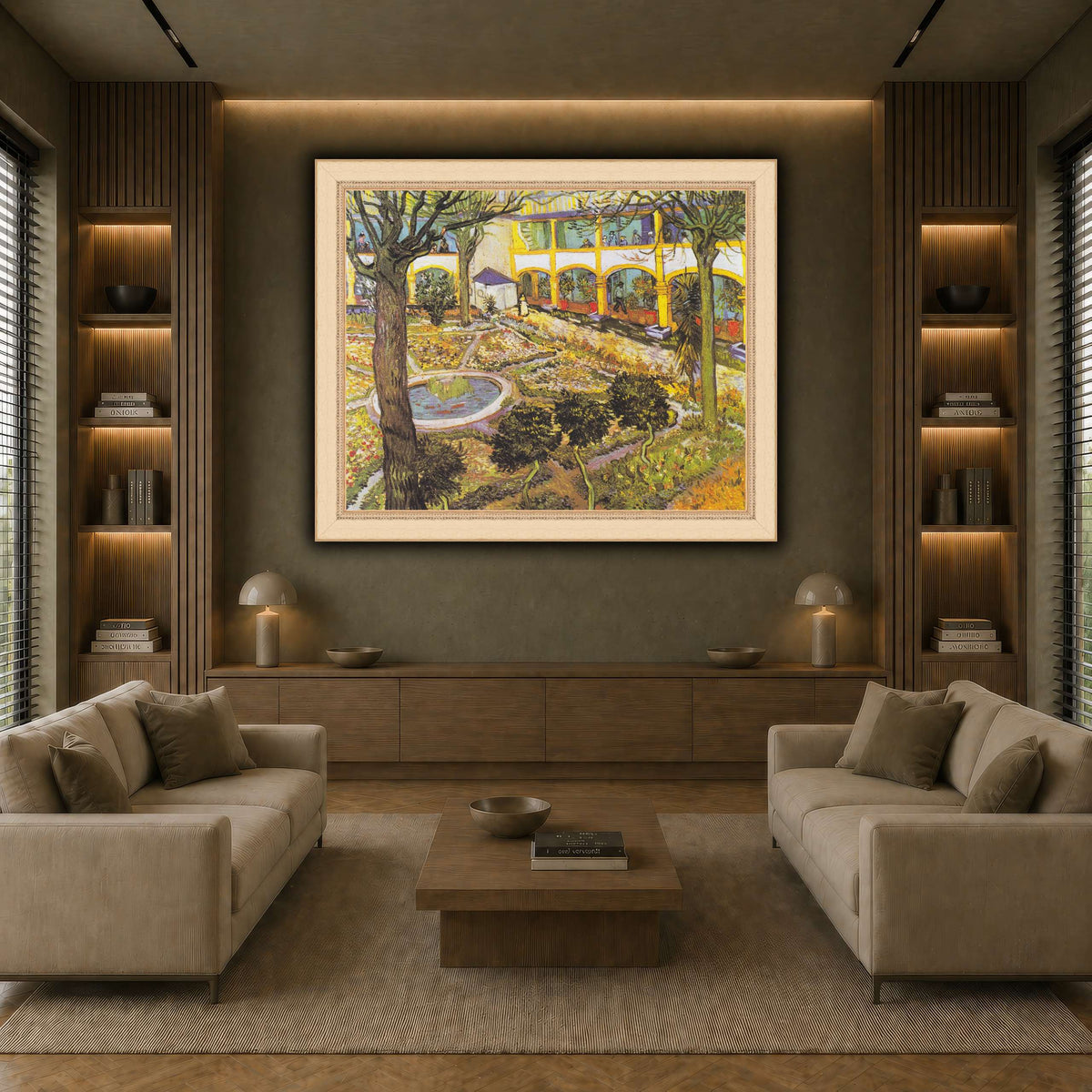Van_Gogh_-_Garten_des_Hospitals earth-living room