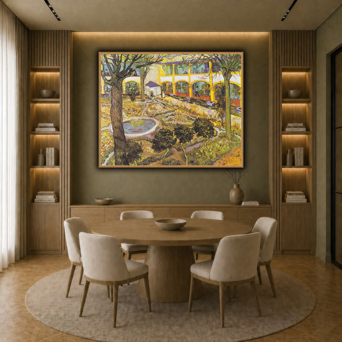 Van_Gogh_-_Garten_des_Hospitals earth-dining room