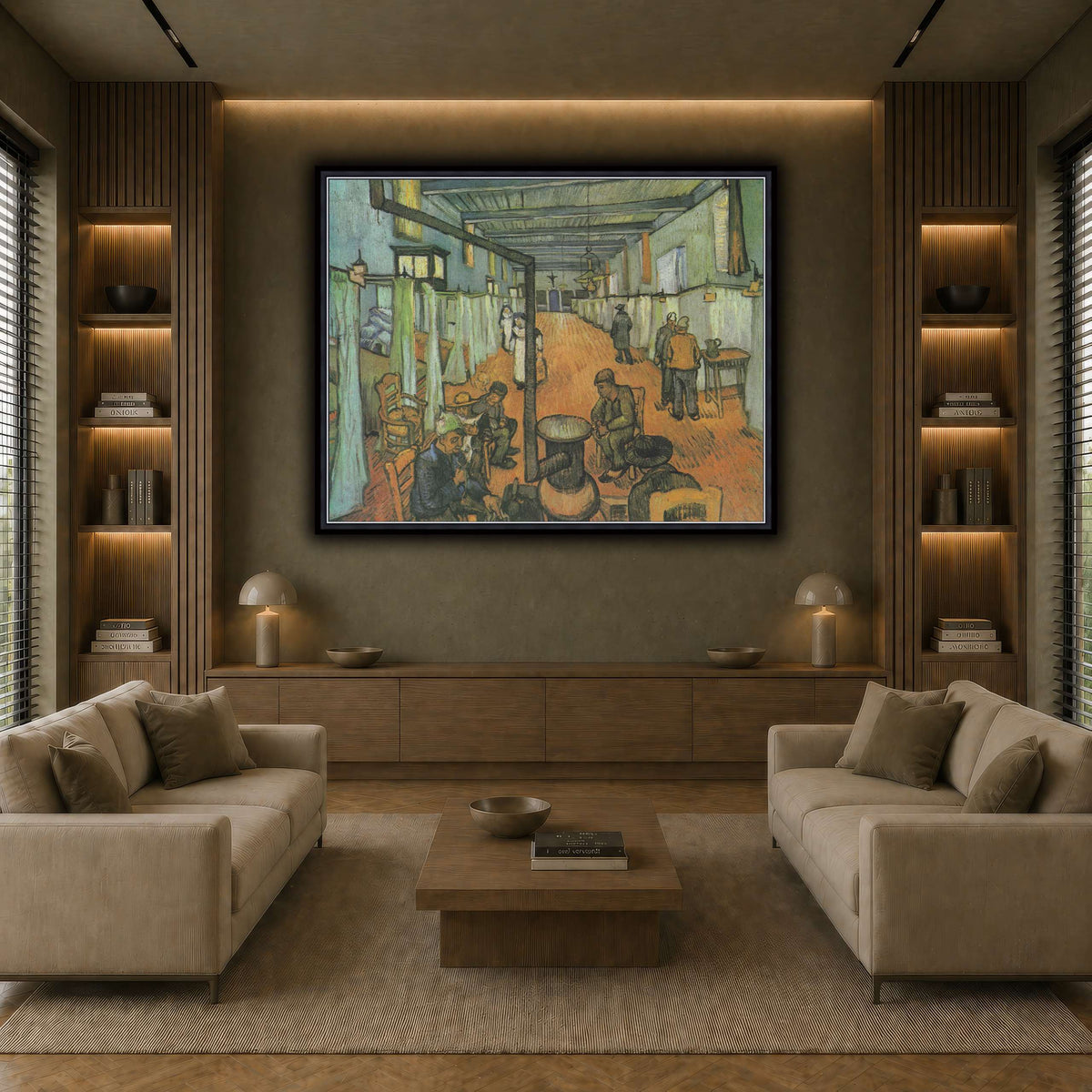 Van_Gogh_-_Schlafsaal_im_Hospital earth-living room