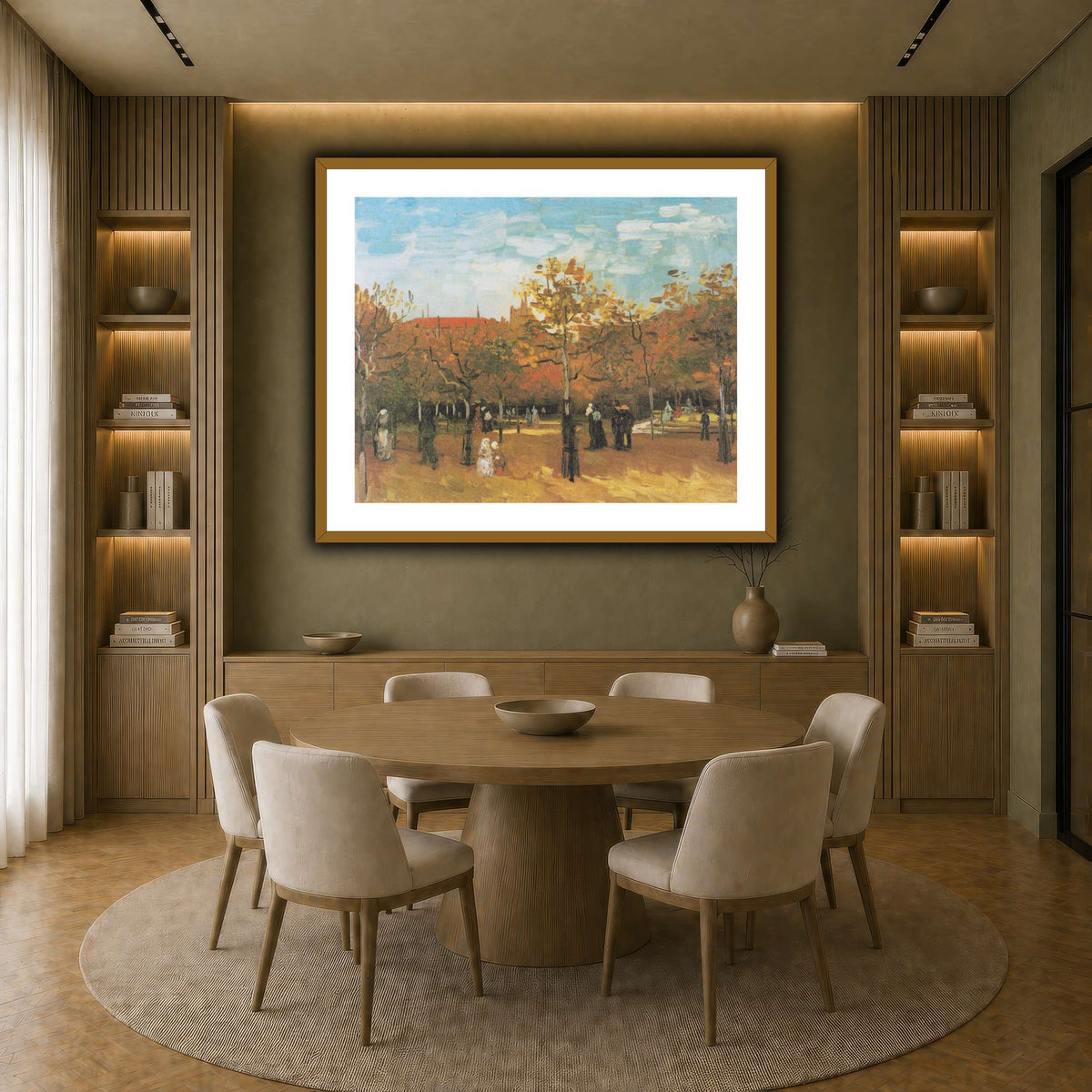 Van_Gogh_-_Spaziergänger_im_Bois_de_Boulogne1 earth-dining room