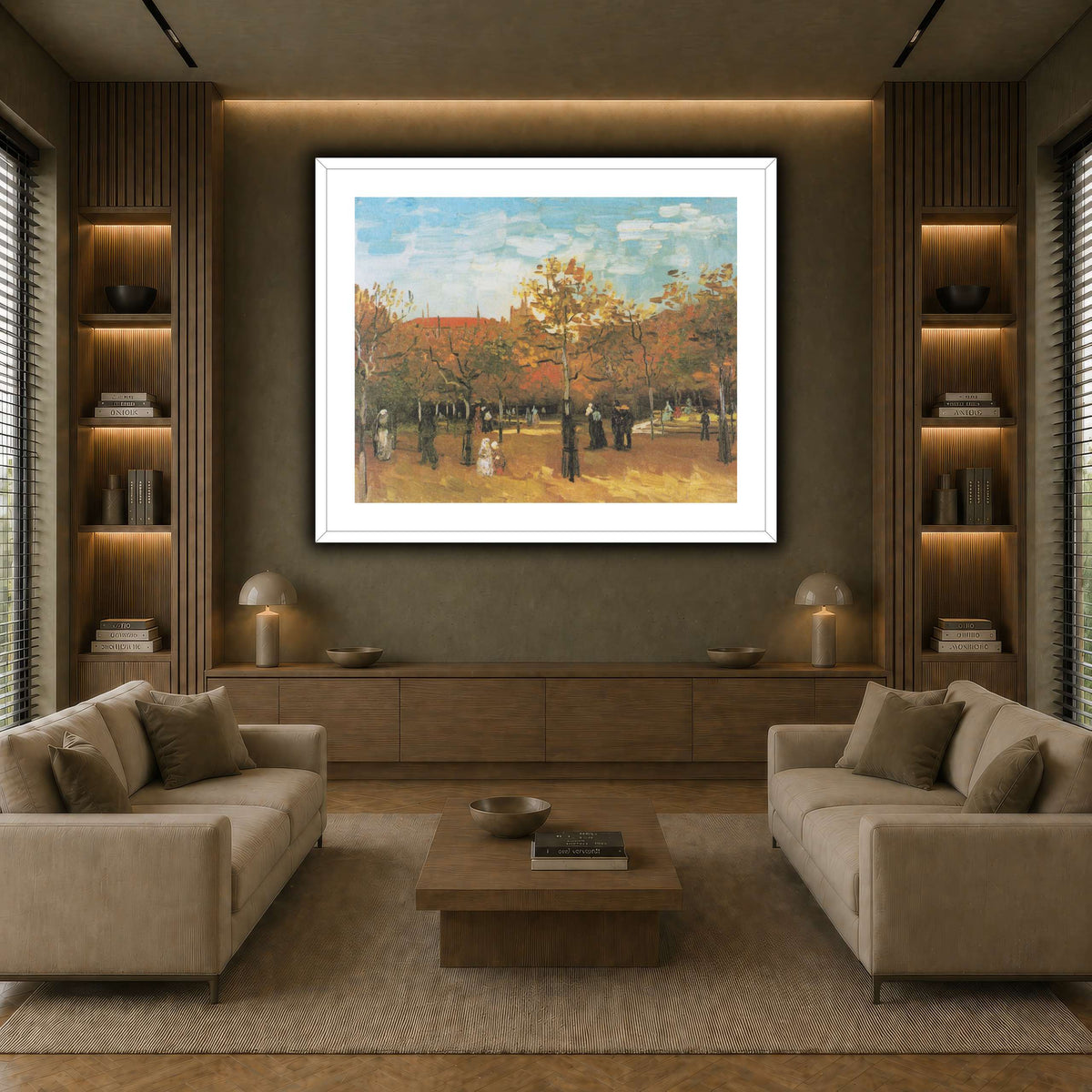 Van_Gogh_-_Spaziergänger_im_Bois_de_Boulogne1 earth-living room