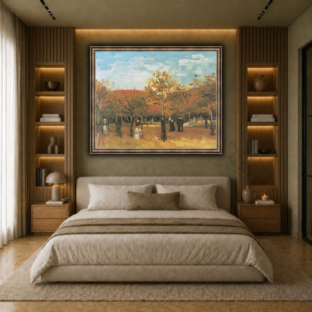 Van_Gogh_-_Spaziergänger_im_Bois_de_Boulogne1 earth-bedroom