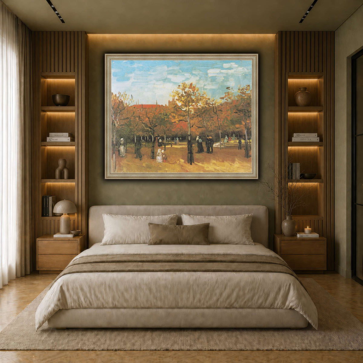 Van_Gogh_-_Spaziergänger_im_Bois_de_Boulogne1 earth-bedroom