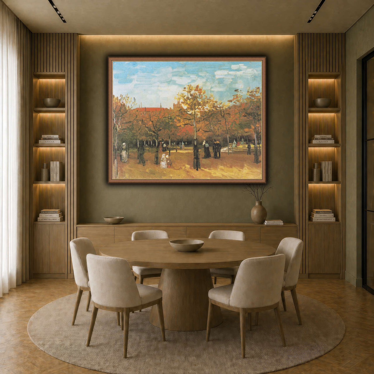Van_Gogh_-_Spaziergänger_im_Bois_de_Boulogne1 earth-dining room