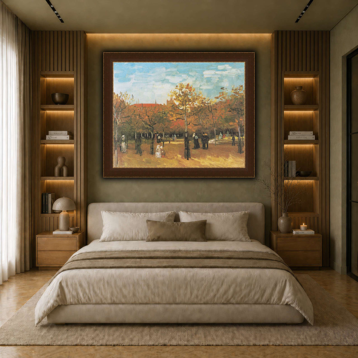 Van_Gogh_-_Spaziergänger_im_Bois_de_Boulogne1 earth-bedroom
