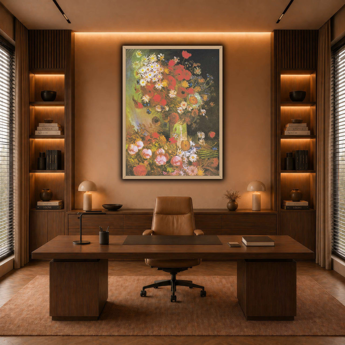 Van_Gogh_-_Vase_mit_Mohn-_und_Kornblumen,_Pfingstrosen_und_Chrysanthemen warm-office