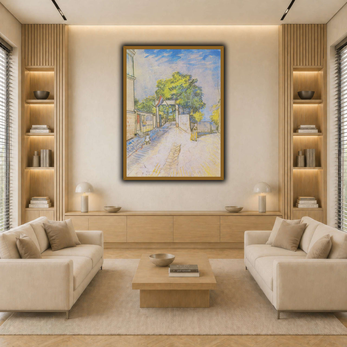 Van_Gogh_-_Weg_mit_Eingang_zu_einem_Aussichtspunkt light neutral-living room