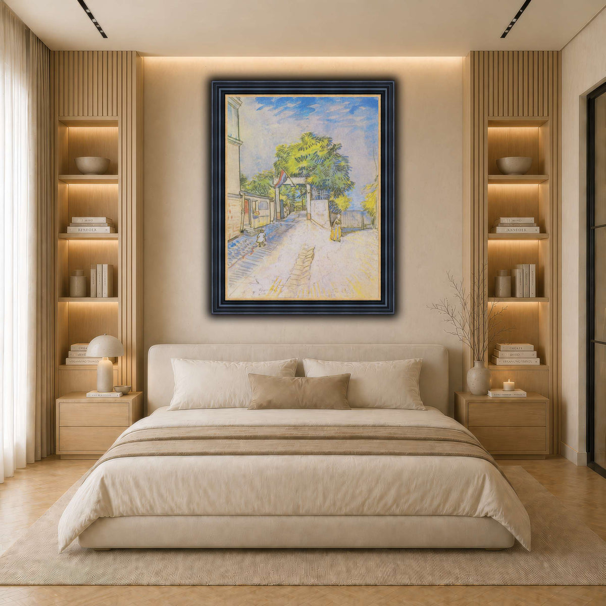 Van_Gogh_-_Weg_mit_Eingang_zu_einem_Aussichtspunkt light neutral- bedroom