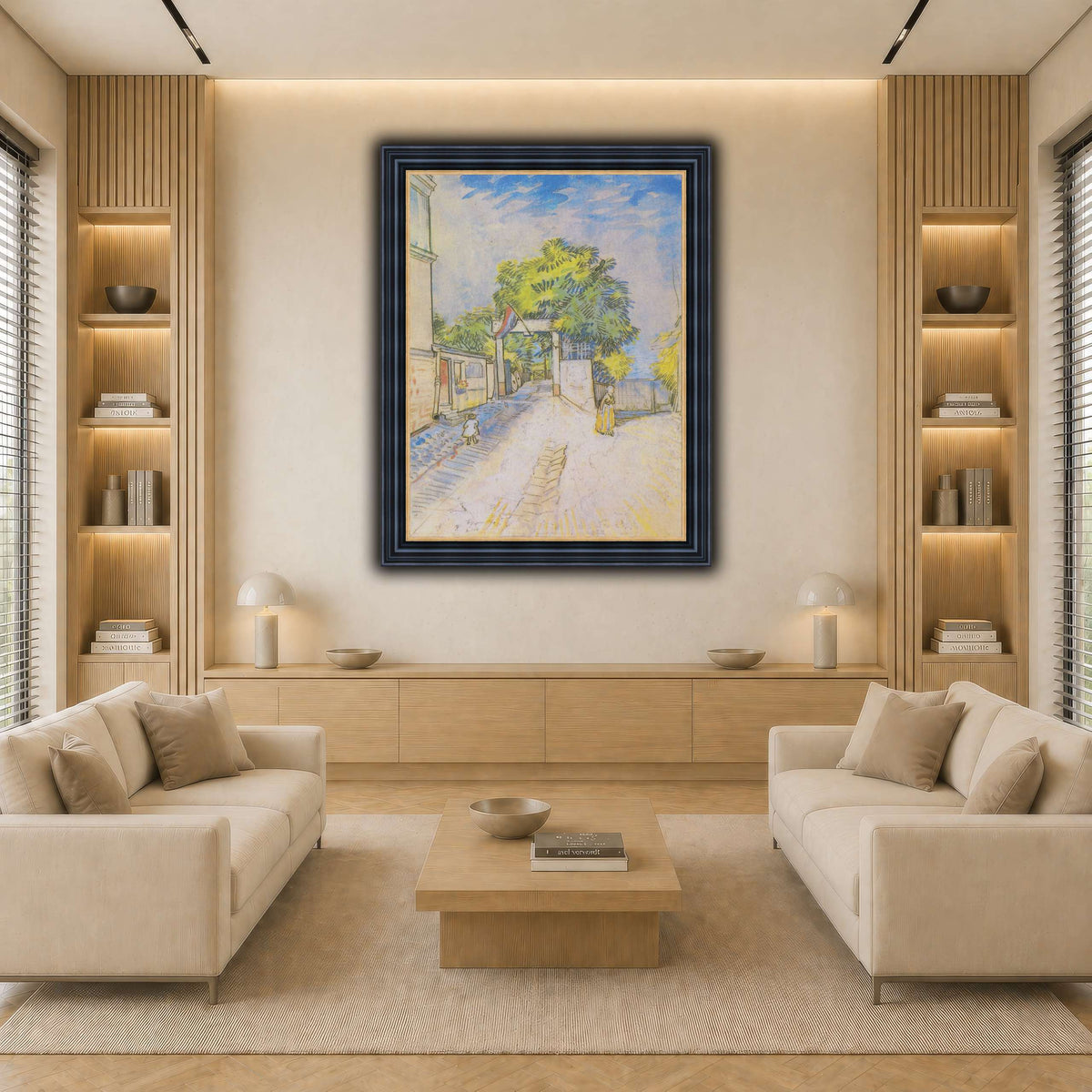 Van_Gogh_-_Weg_mit_Eingang_zu_einem_Aussichtspunkt light neutral-living room