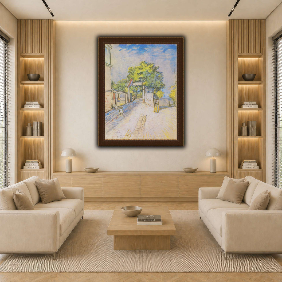 Van_Gogh_-_Weg_mit_Eingang_zu_einem_Aussichtspunkt light neutral-living room