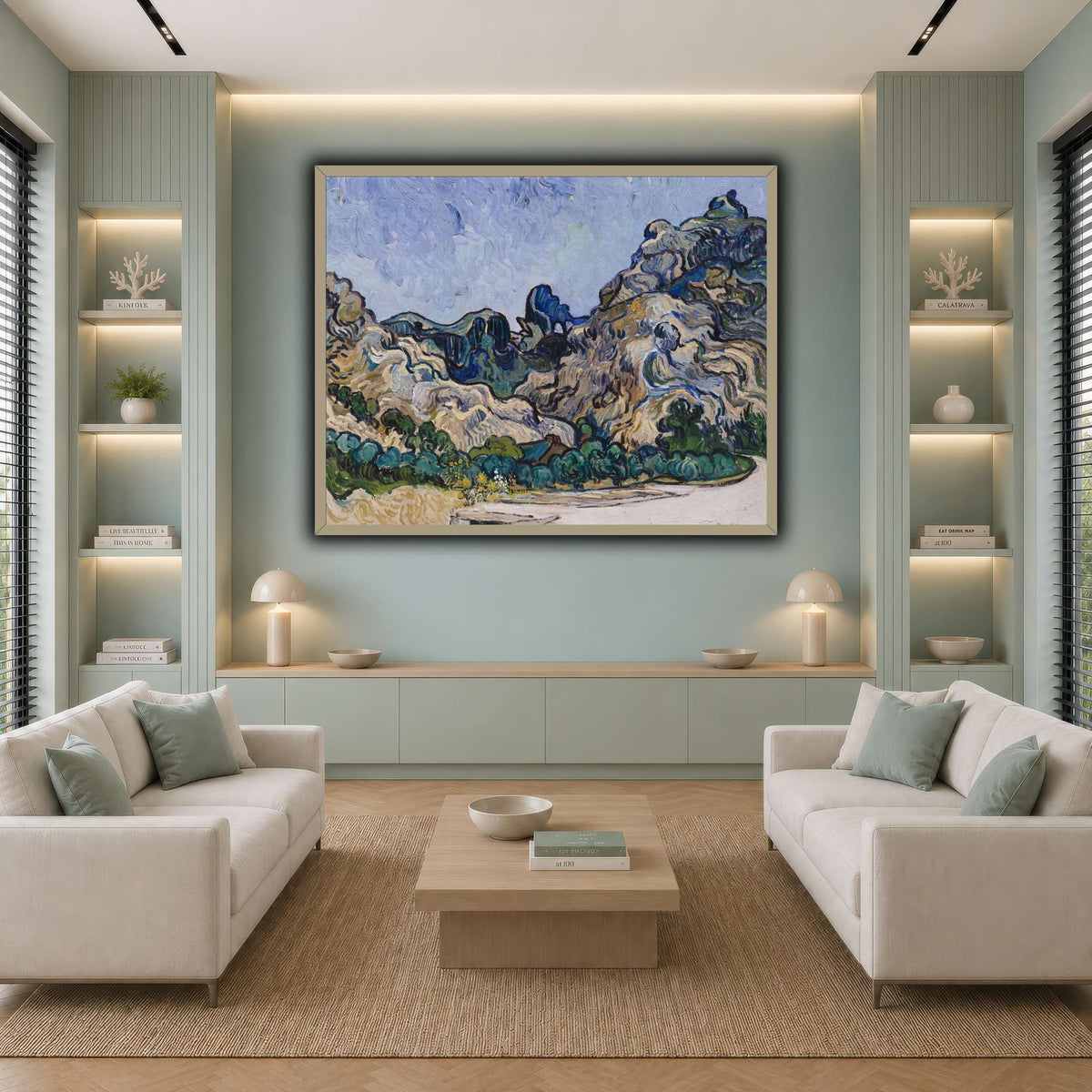Van_Gogh_Berglandschaft cool-living room