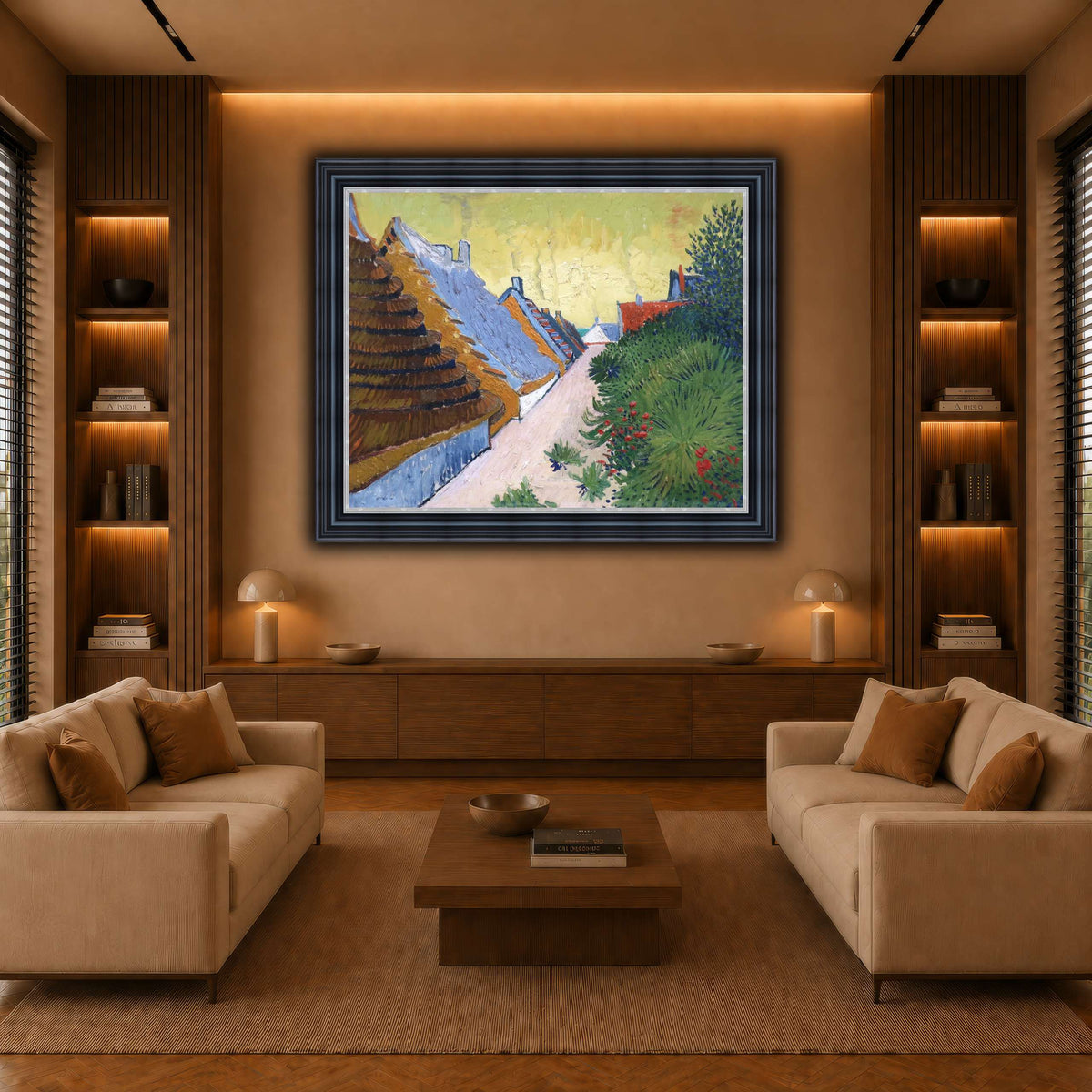 Van_Gogh_Gasse_in_Saintes-Maries warm-living-room