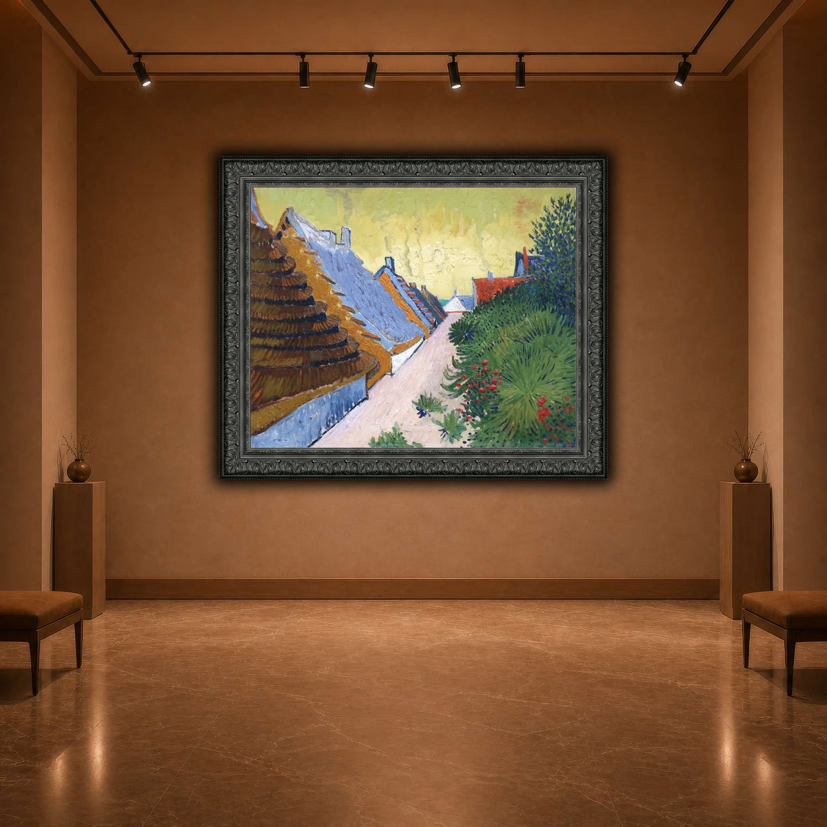 Van_Gogh_Gasse_in_Saintes-Maries warm-agallery