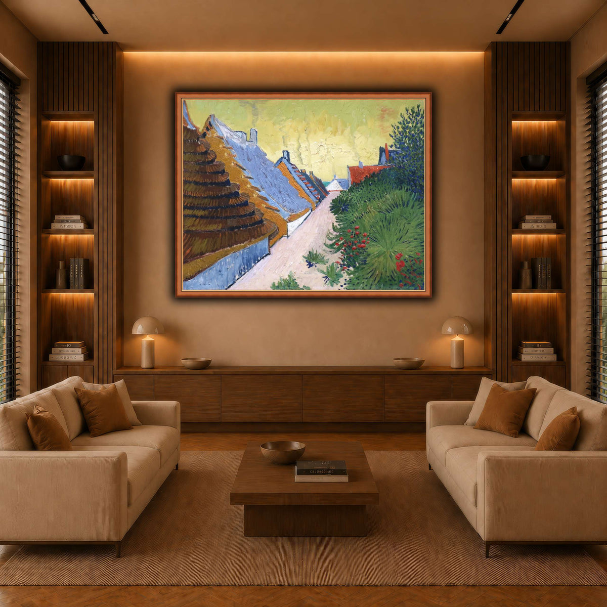 Van_Gogh_Gasse_in_Saintes-Maries warm-living-room