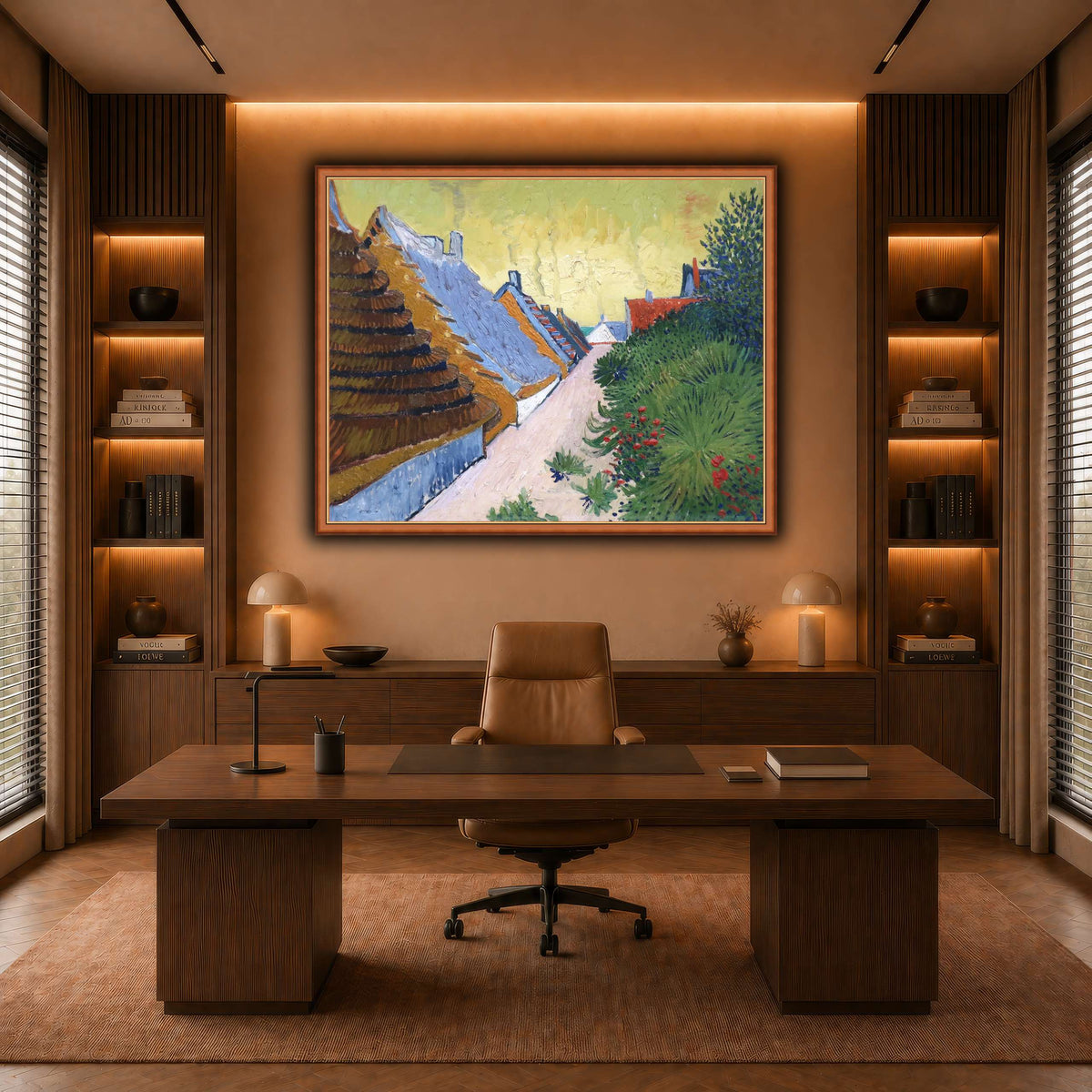 Van_Gogh_Gasse_in_Saintes-Maries warm-office