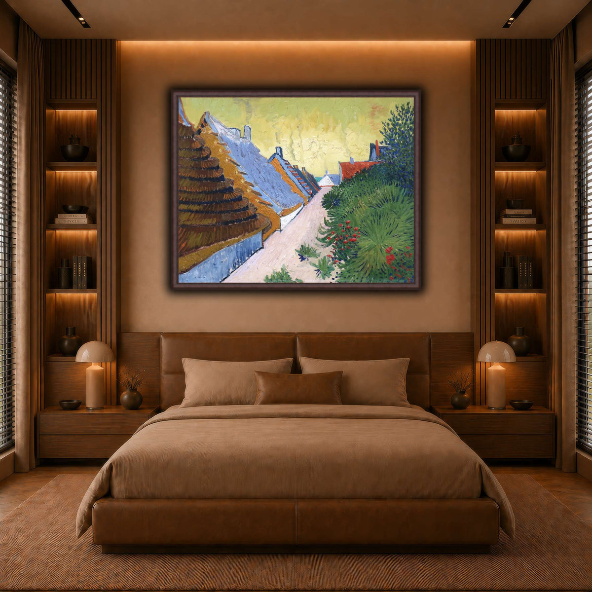 Van_Gogh_Gasse_in_Saintes-Maries warm-bedroom