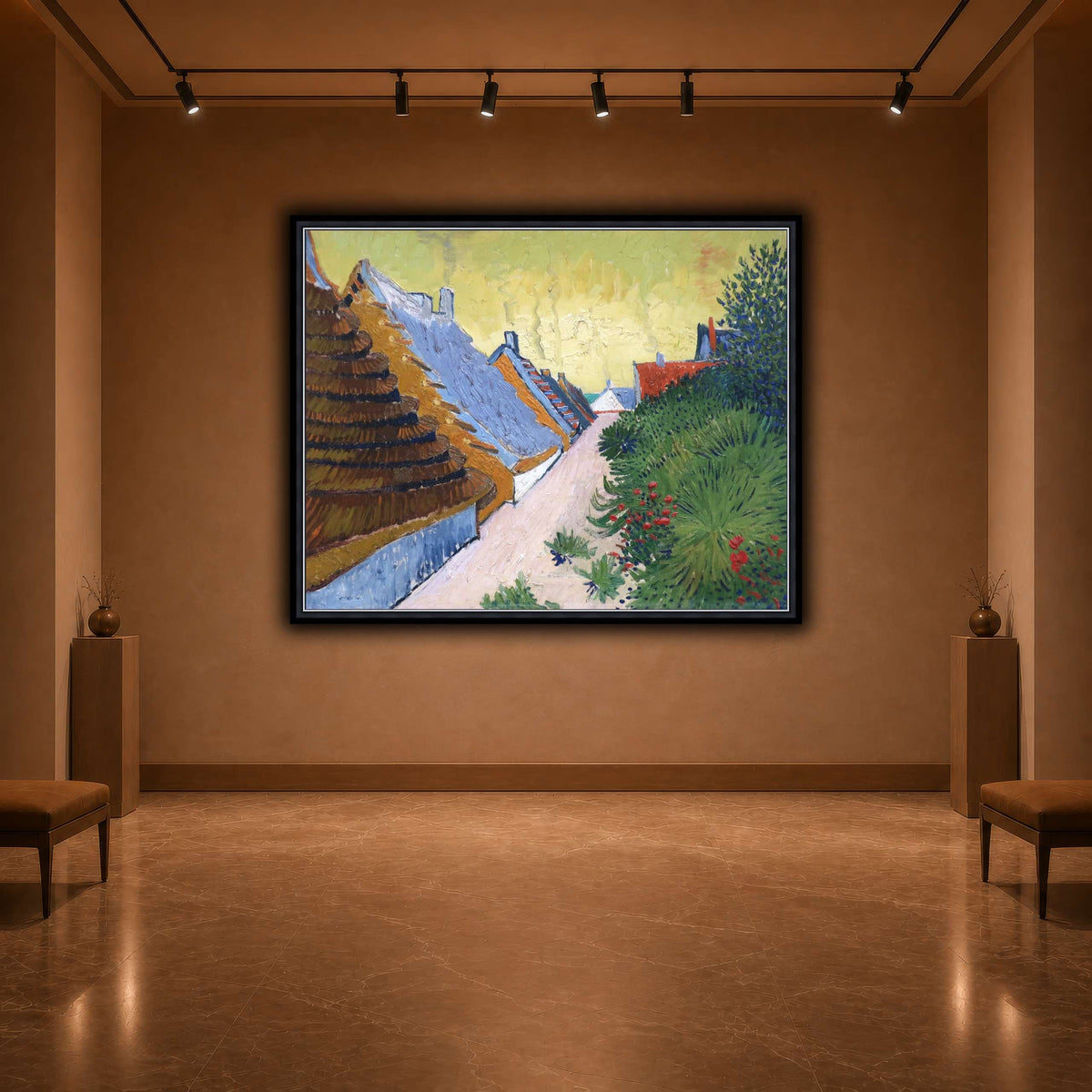 Van_Gogh_Gasse_in_Saintes-Maries warm-agallery