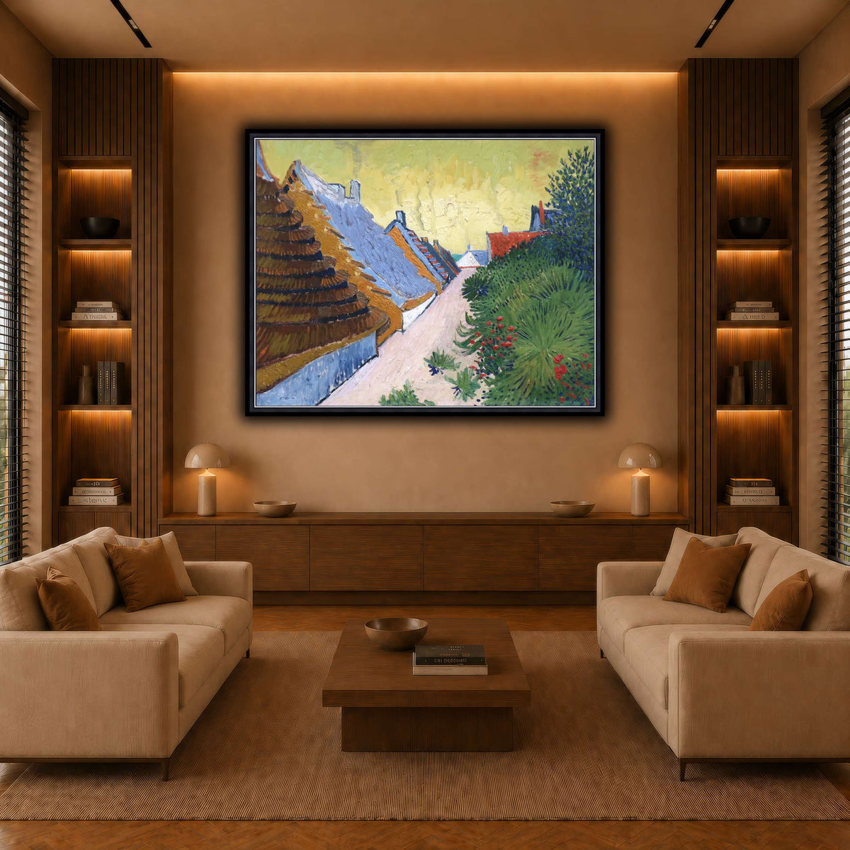 Van_Gogh_Gasse_in_Saintes-Maries warm-living-room