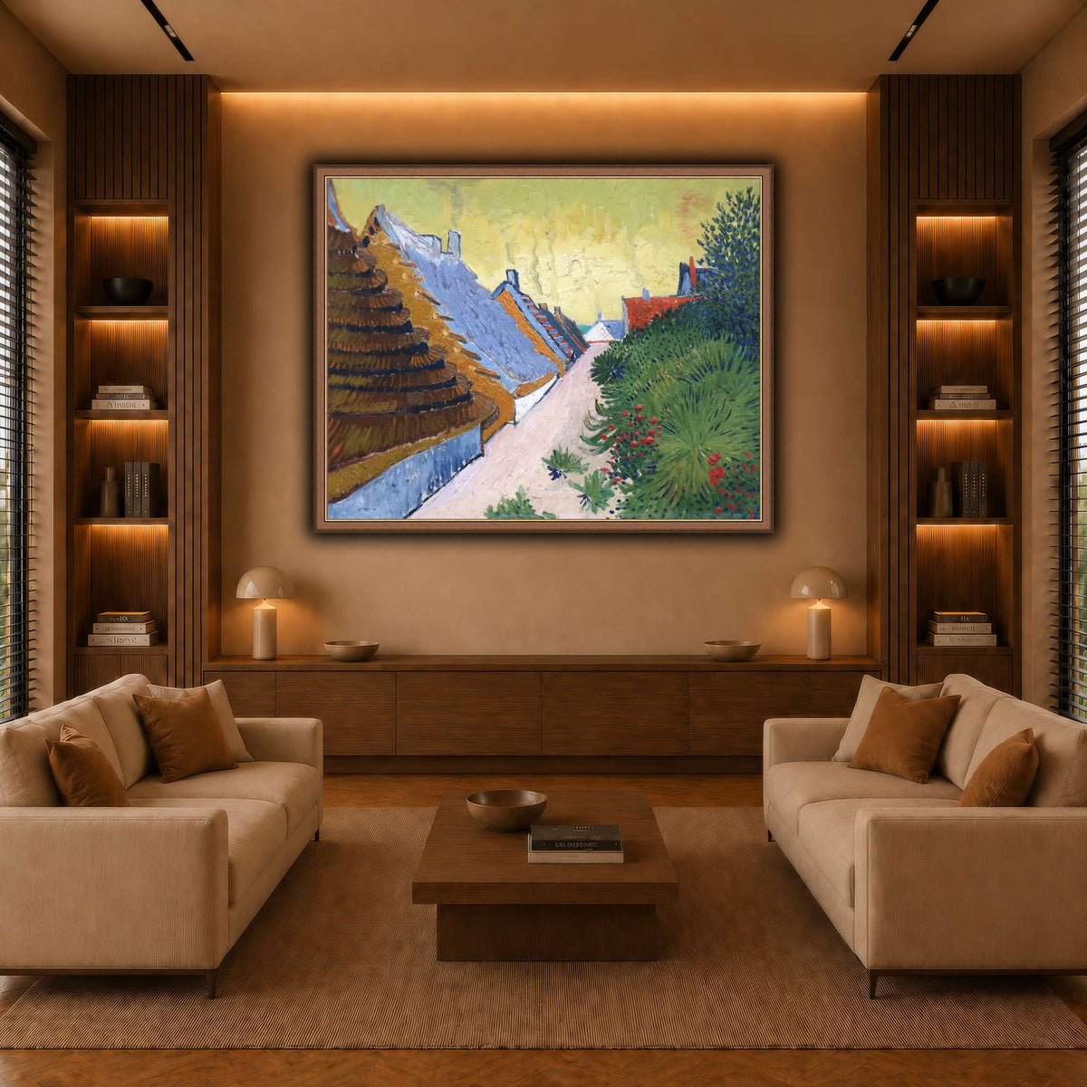 Van_Gogh_Gasse_in_Saintes-Maries warm-living-room