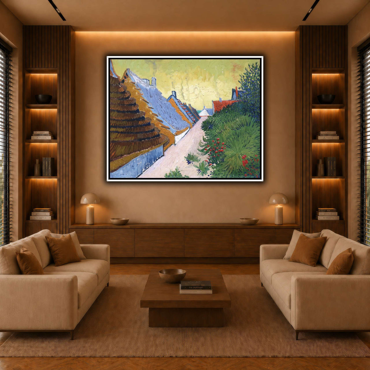 Van_Gogh_Gasse_in_Saintes-Maries warm-living-room
