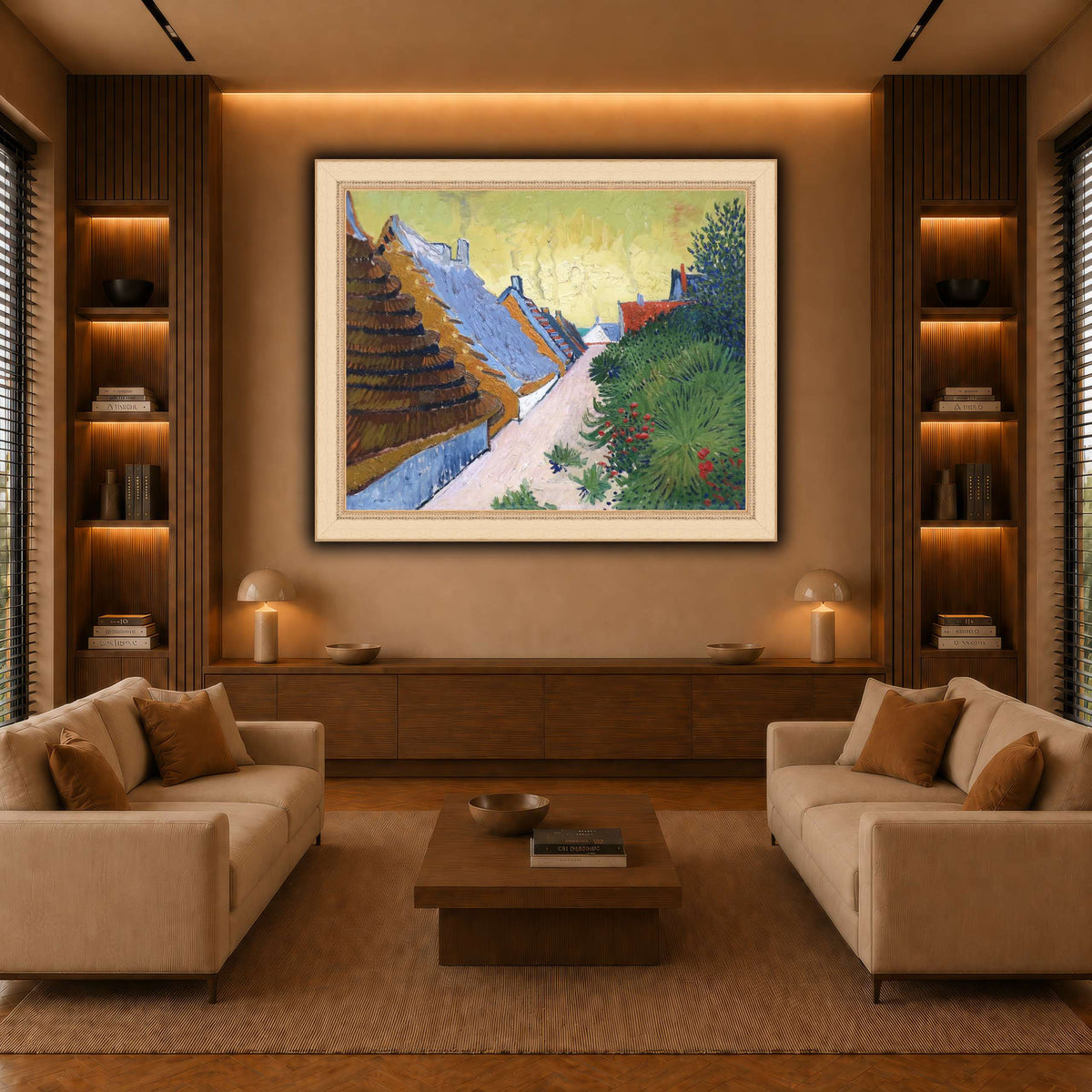 Van_Gogh_Gasse_in_Saintes-Maries warm-living-room