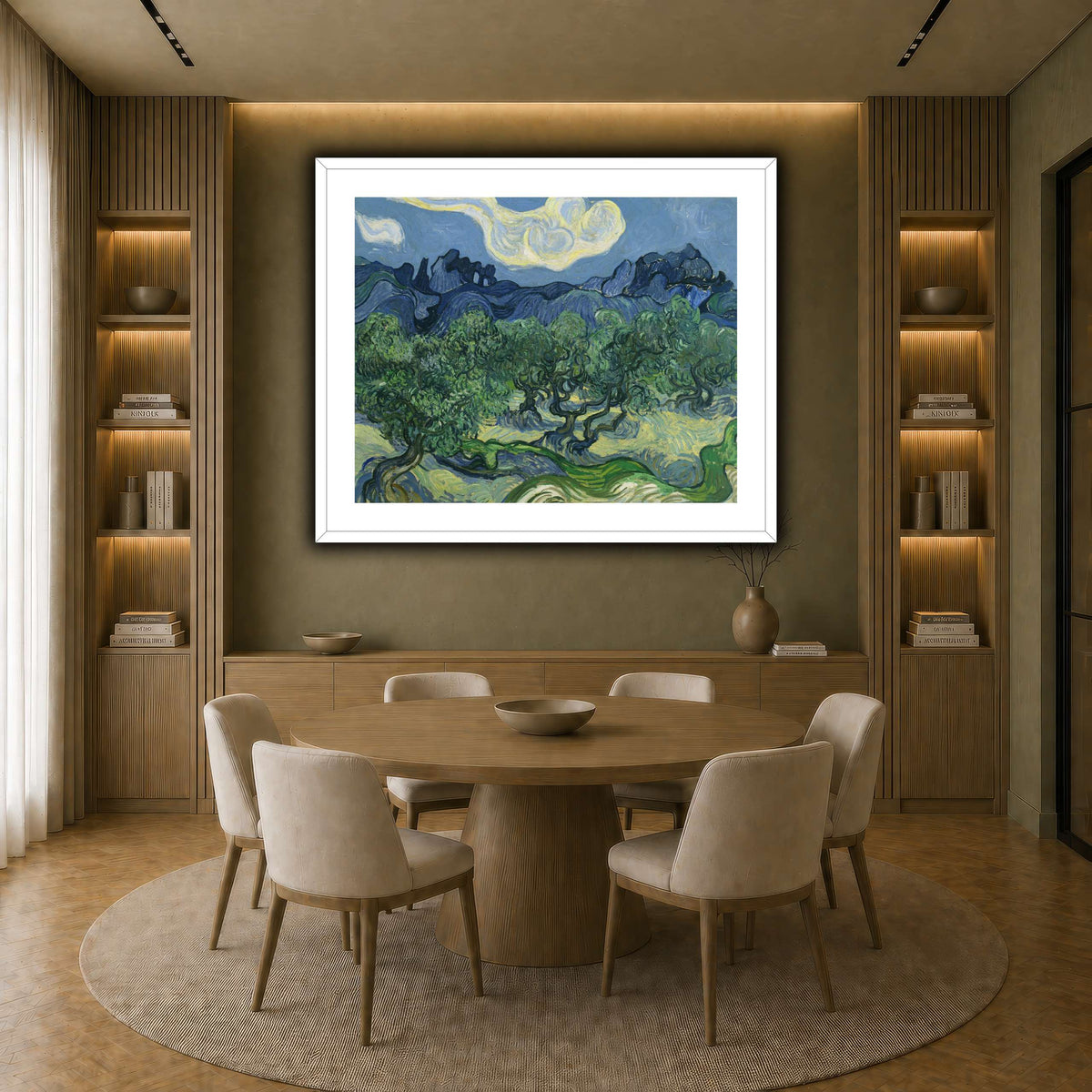 Van_Gogh_The_Olive_Trees. earth-dining room
