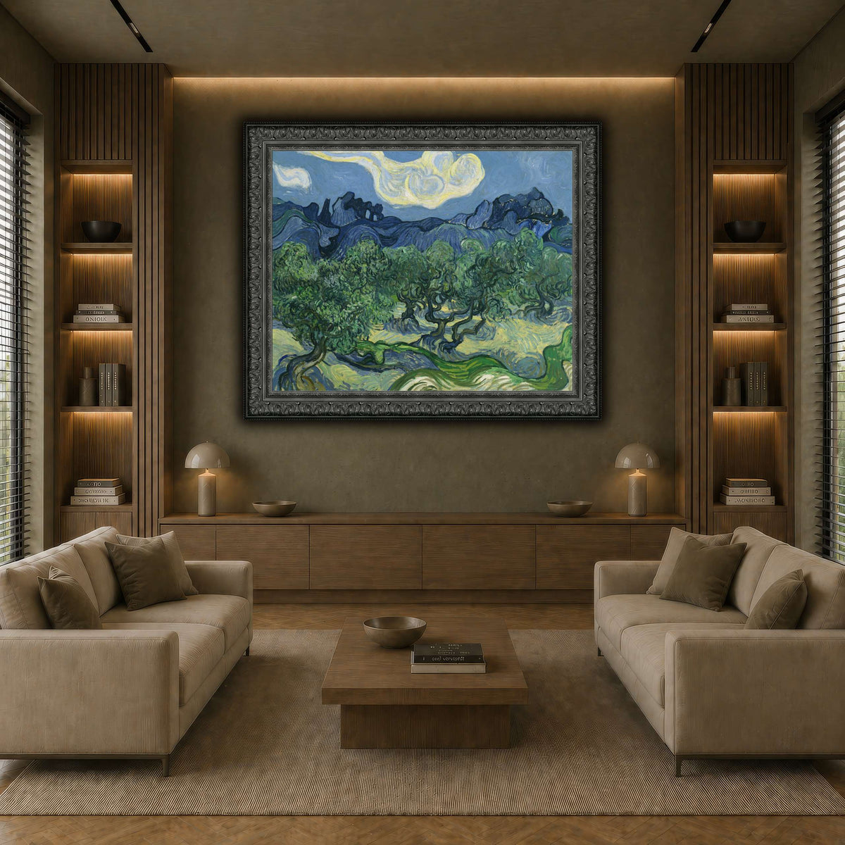 Van_Gogh_The_Olive_Trees. earth-living room